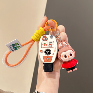 适用于奔驰ML350钥匙套ML320/ml500/ML400老款GL级GLK300/260包扣