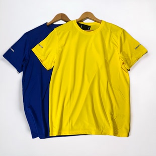 速干衣运动T恤跑步马拉松班服员工服球队定制短袖 羽毛球荧光条