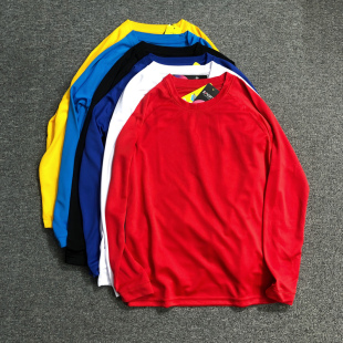 长袖速干衣运动服羽毛球跑步秋冬足球训练服上衣男定制班服训练营