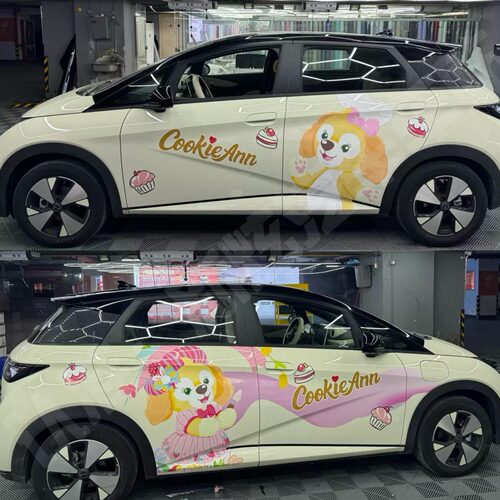 比亚迪海豚卡通可琦安车