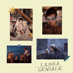 我的天才女友美剧电影海报相框画咖啡店防水装饰画照片墙定制