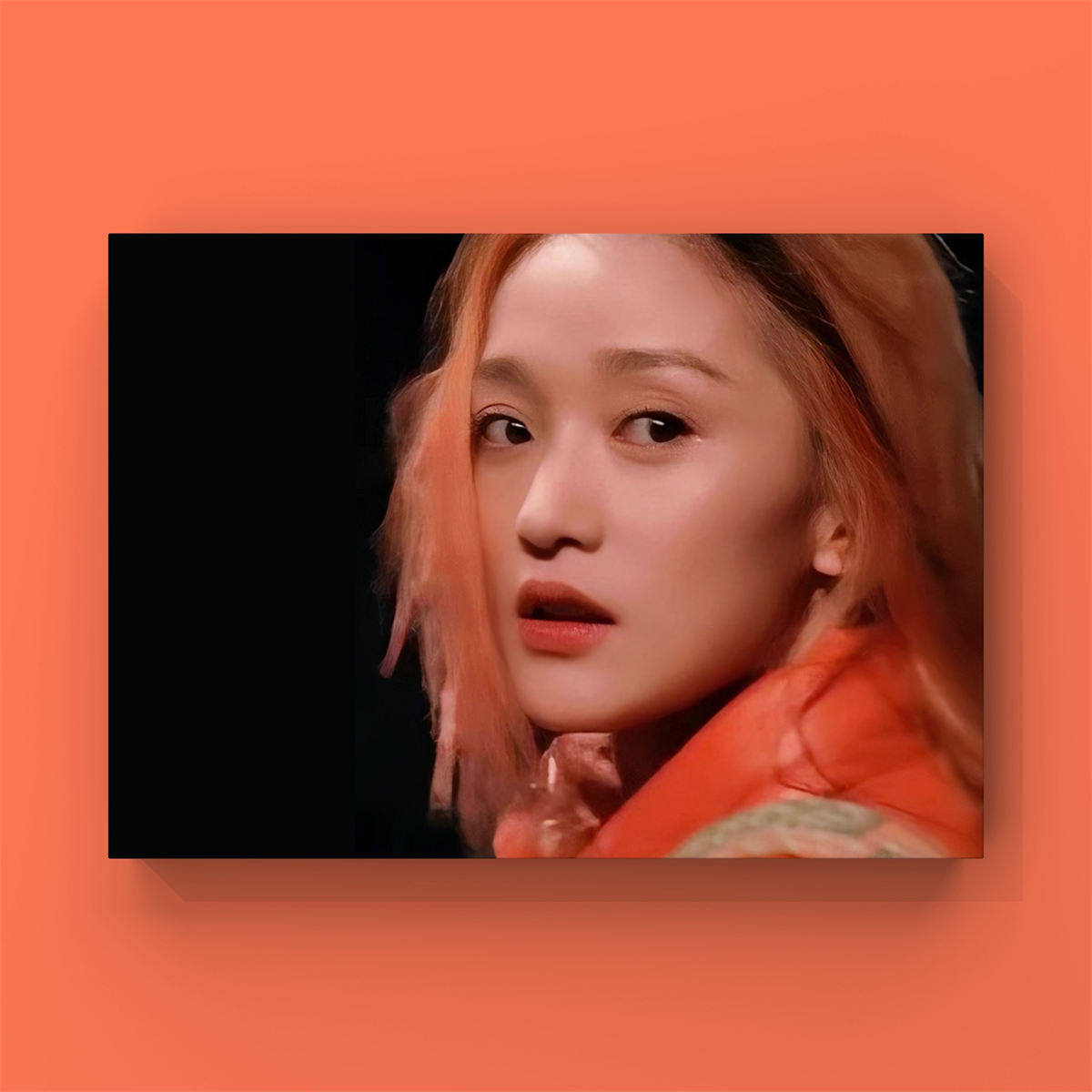 人间精灵周迅个人明明电影海报相框画咖啡店防水装饰画照片墙定制