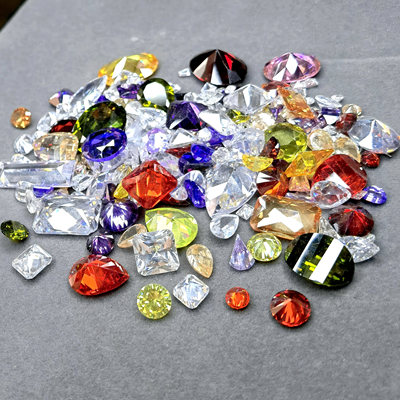 diy大小号媲美风锆石真钻半斤价