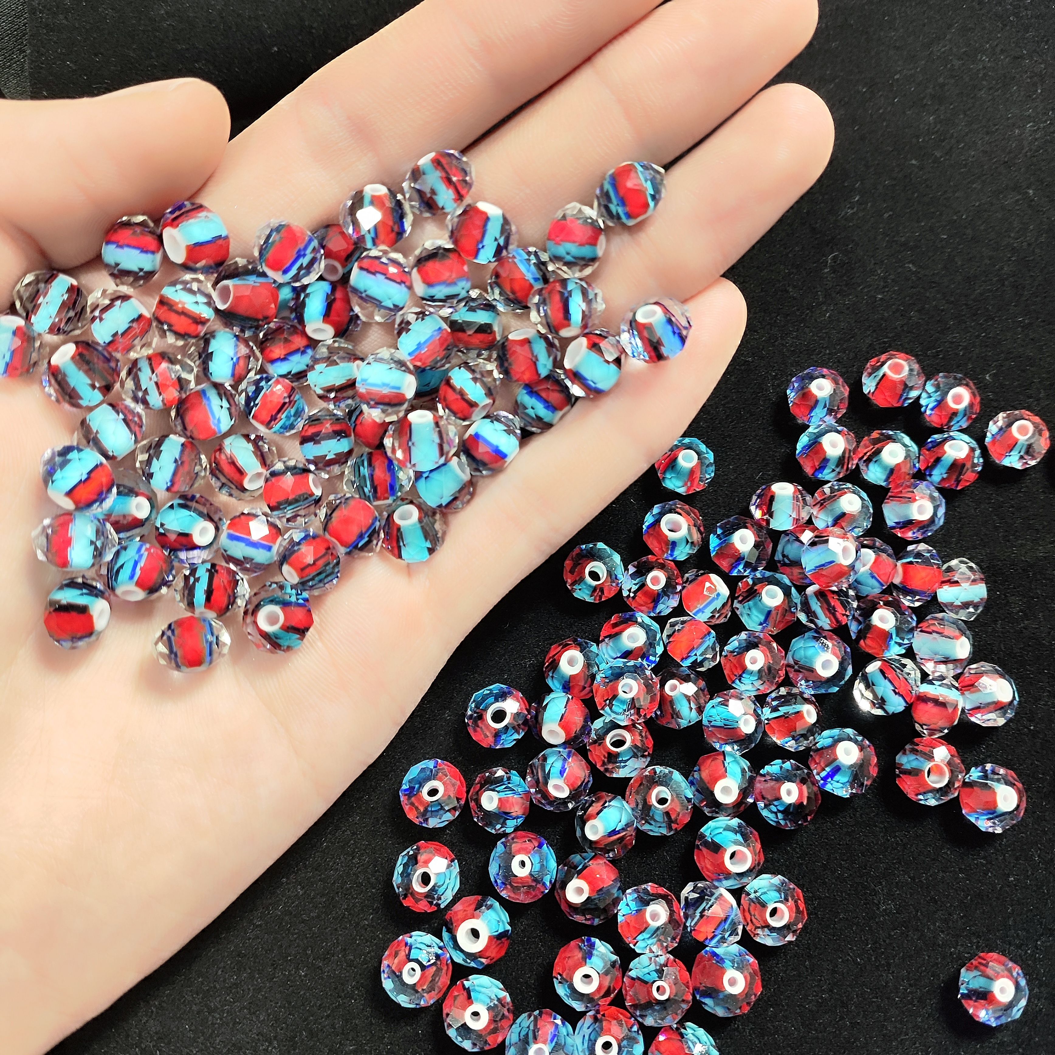 9160卡10琉璃水晶50颗 孔径不规则