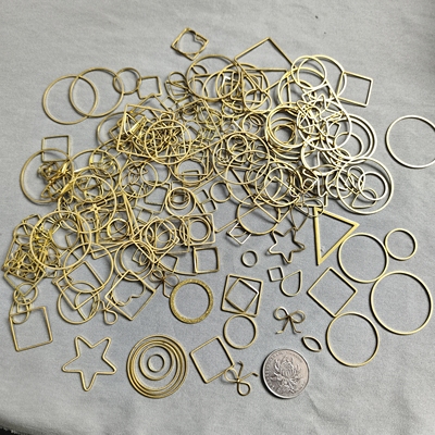 123 多形状铜几何一包100克