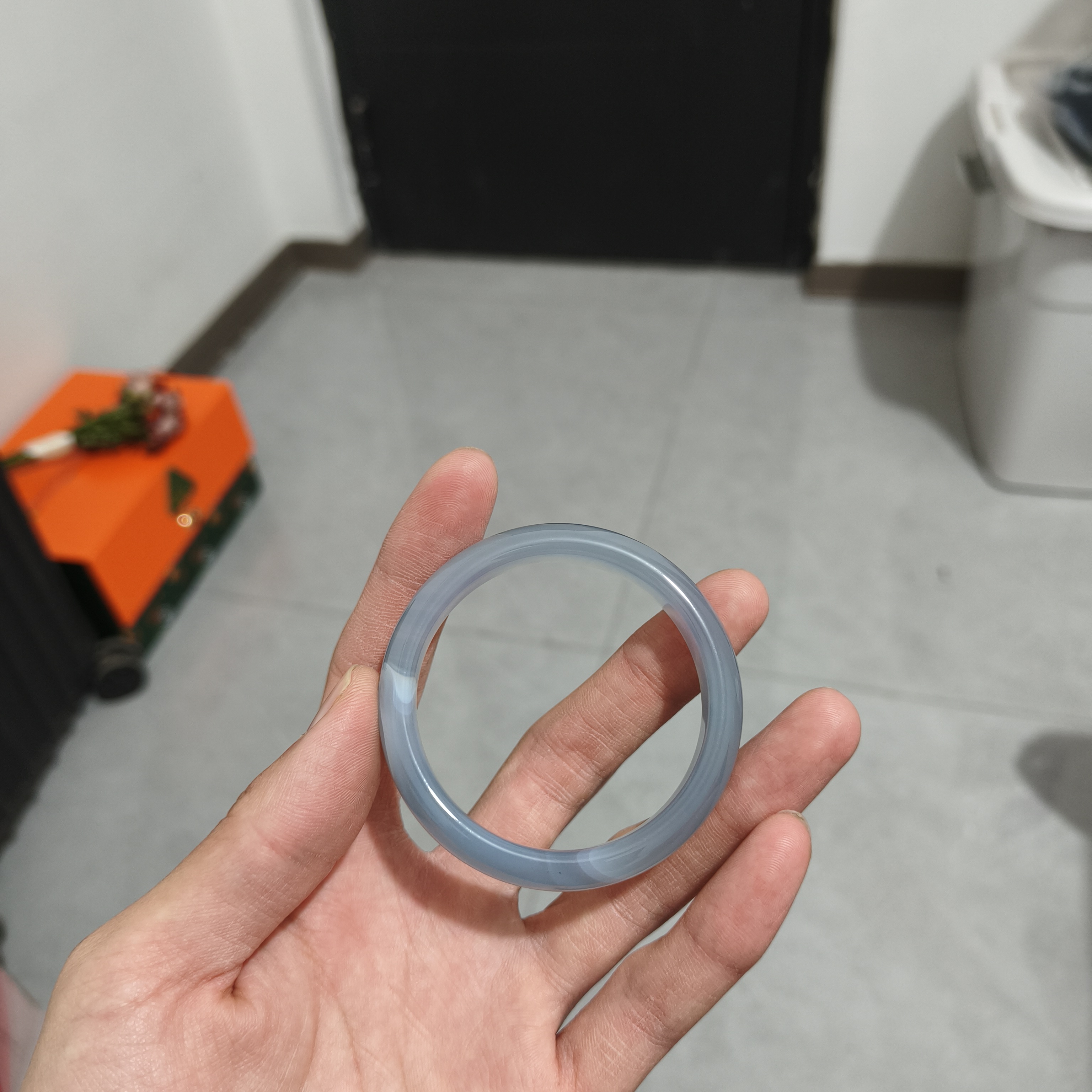 53-54圈口玛瑙手镯一条k106