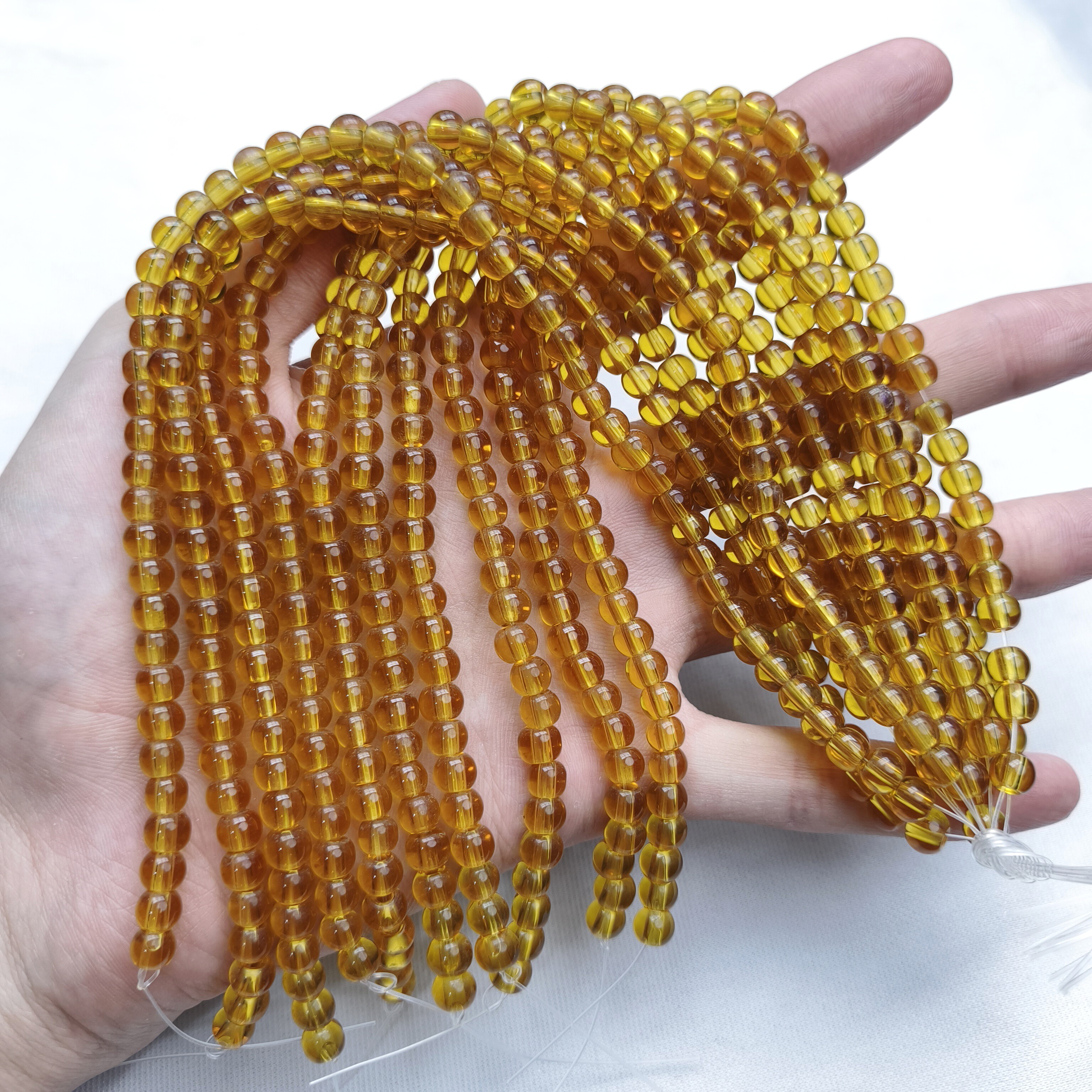 162 6mm玻璃珠10条