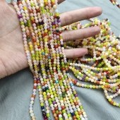 H067 4.5mm彩色石头珠一条