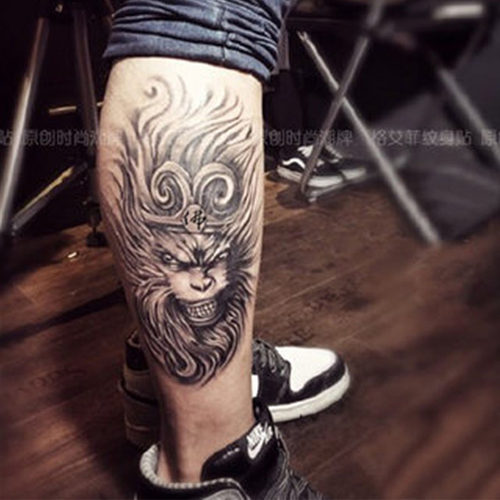 孙悟空花臂纹身素材模板 孙悟空花臂纹身图片下载 小麦优选