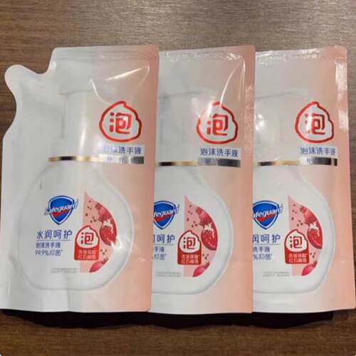 舒肤佳洗手液 泡沫抑菌200g*3袋共600g水润呵护红石榴香补充装