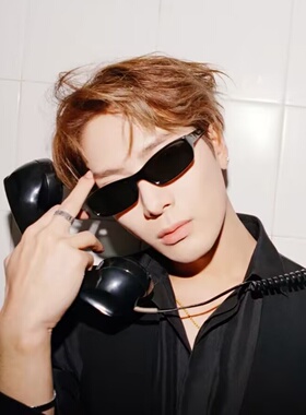 王嘉尔同款猫眼墨镜男士痞帅高级感复古个性偏光防紫外线太阳眼镜