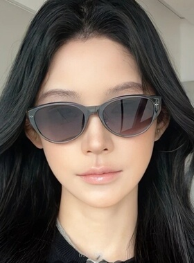 2026新款TR90猫眼墨镜女款高级感小框方圆脸防紫外线防晒太阳眼镜