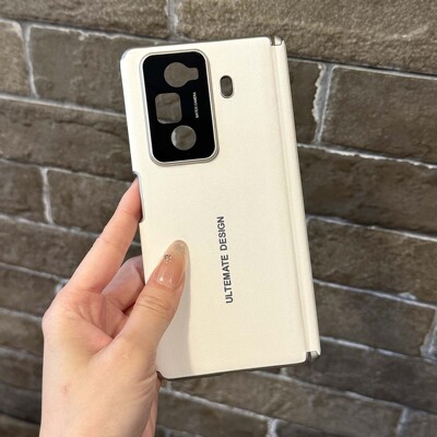 双中轴全包保护适用荣耀magicVs2手机壳magicV3保护套magic v2折叠屏纳帕皮纹创意镜头全包超薄Vs3后盖外壳