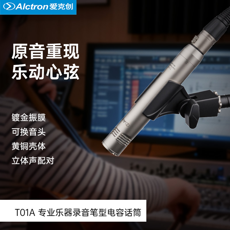 Alctron爱克创T01A乐器电容话筒