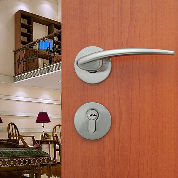 hongying弧形分体门锁