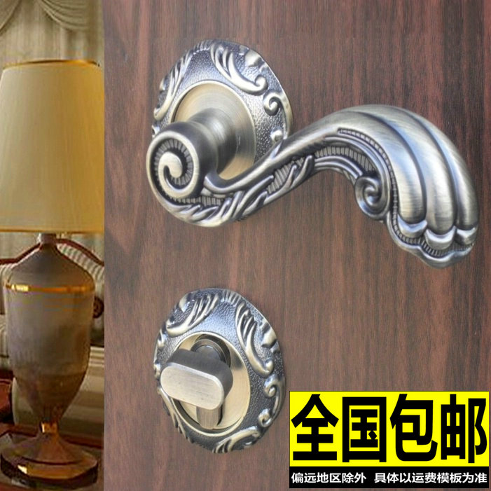 鸿瀛欧式隐形门锁 青古铜暗门锁 仿古单面门锁 背景墙门锁