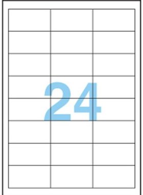 ANEOS A4670-10 安内斯牌A4-10张不干胶标签纸66.0x33.8mm
