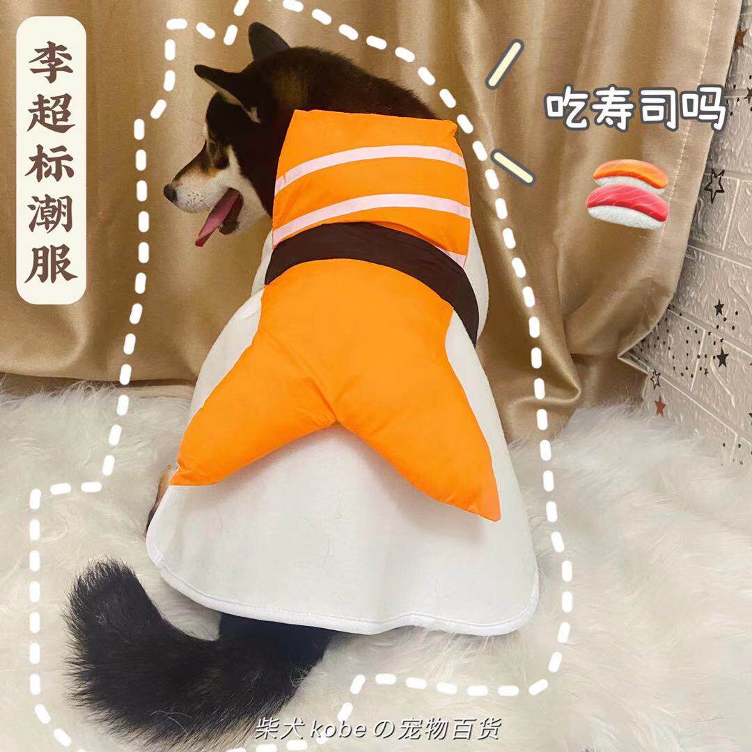 柴犬搞笑角色扮演狗狗创意宠物衣服寿司装cos可爱恶搞卖萌包邮