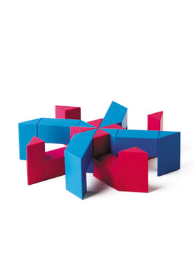 瑞士Naef木制进口儿童玩具 Ponte 益智建筑积木 成人创意礼品