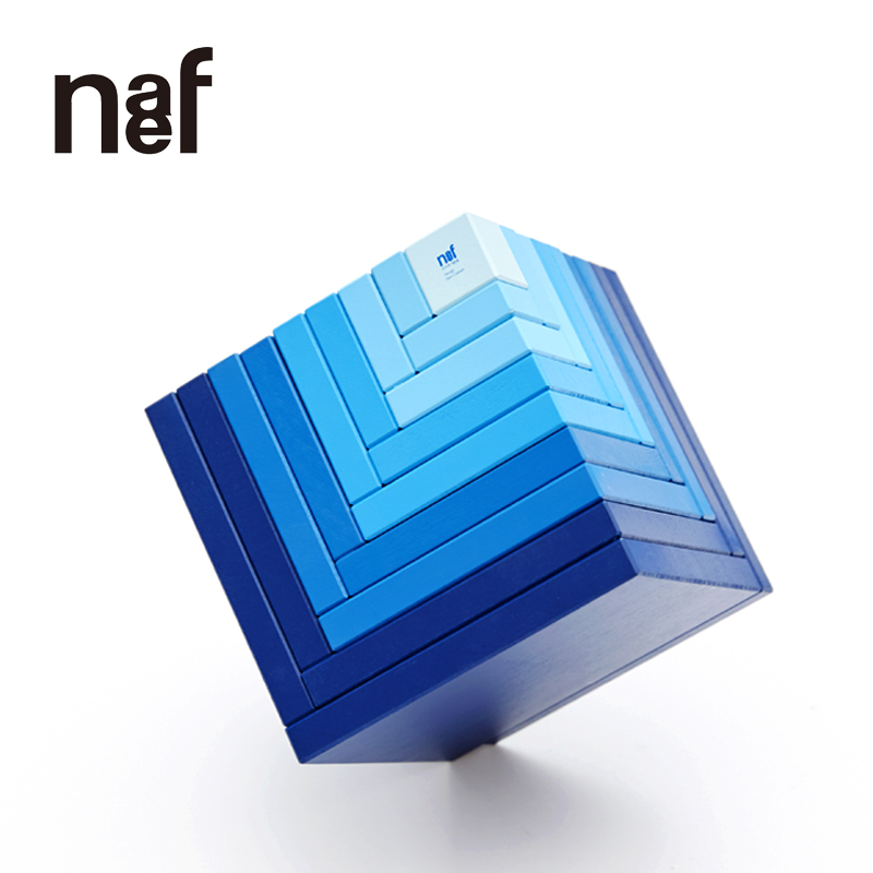 瑞士Naef Cella经典立方体创意积木德国进口儿童益智玩具3岁+