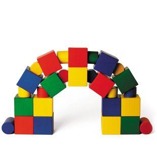 进阶积木 婴幼儿经典 德国进口益智儿童玩具1 Naef 6岁 Ligno