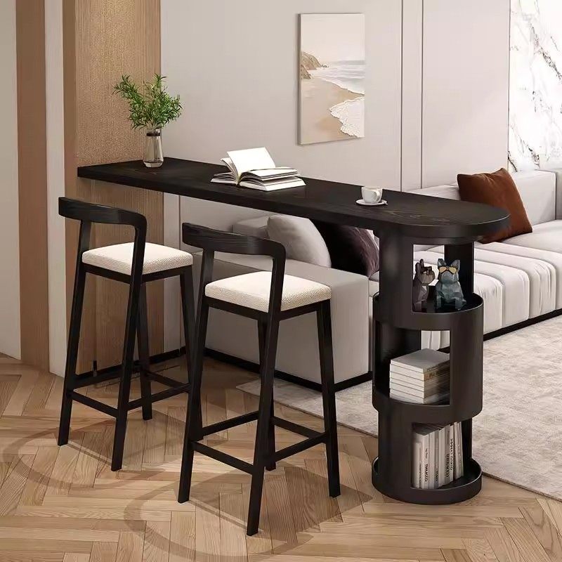 法式实木吧台桌靠墙隔断亚克力长条桌客厅沙发吧台边柜创意高脚桌,住宅家具,吧台,淘宝优惠券,粉丝福利购,淘宝优惠卷