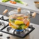 玻璃炖锅家用大容量3.5L木柄汤煲锅具带盖炖煮锅