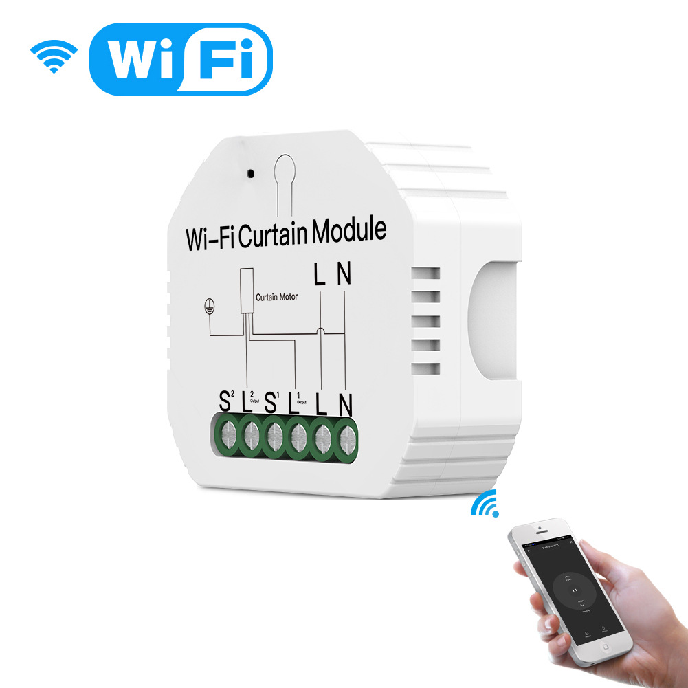 WIFI Curtain Switch module 智能窗帘通断器涂鸦手机APP控制TUYA