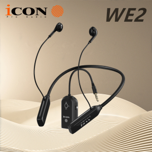 iCON艾肯WE2无线挂脖耳机声卡专用无损舞台户外直播监听耳机新款