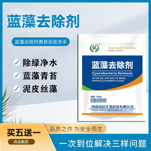 鱼塘池塘蓝澡净蓝藻杀绿丝藻水塘青苔去除剂蓝藻水质净化藻绿水清