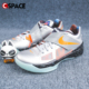 低帮篮球鞋 Nike FD2635 杜兰特4代 Cspace 001 KD4 黑银色