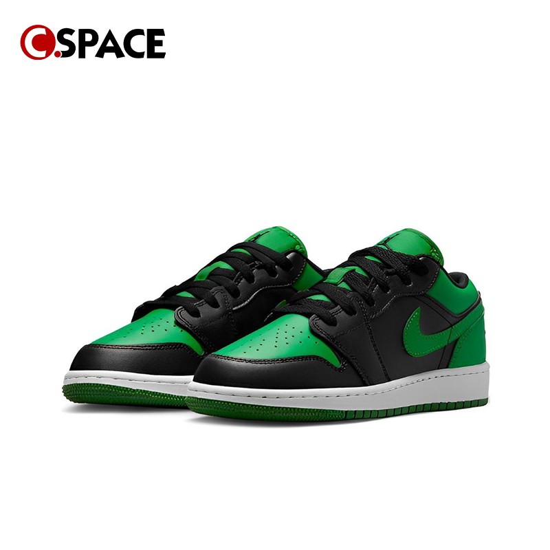 Cspace DR Air Jordan 1 Low AJ1GS黑绿复古篮球鞋553560-065-封面