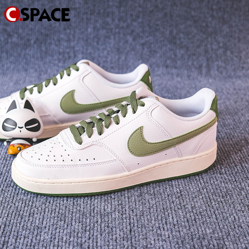 Cspace Nike Court Vision 1 Low 白绿防滑低帮板鞋 FJ5480-100 运动鞋new 板鞋 原图主图