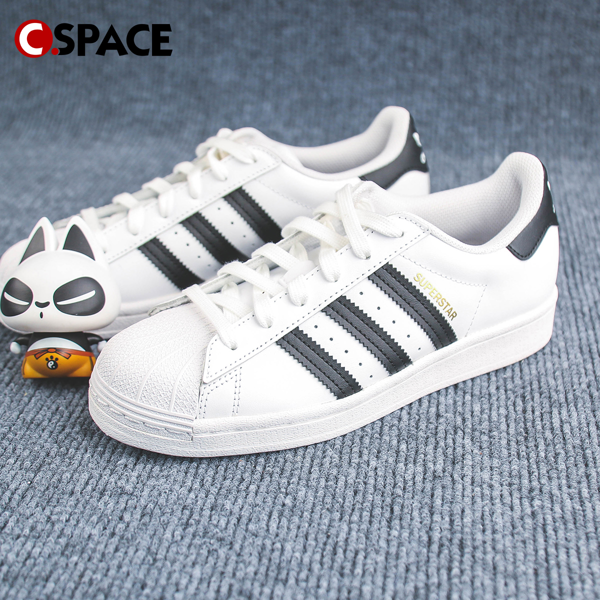 Cs Adidas SUPERSTAR 黑白金标贝壳头 休闲板鞋 EG4958 运动鞋new 板鞋 原图主图