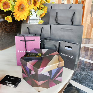 柜台MAC魅可纸质礼盒礼袋 适用于化妆品彩妆口红包装