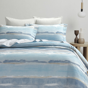 意大利进口160支埃及棉提花四件套高档全纯棉简约套件床上用品