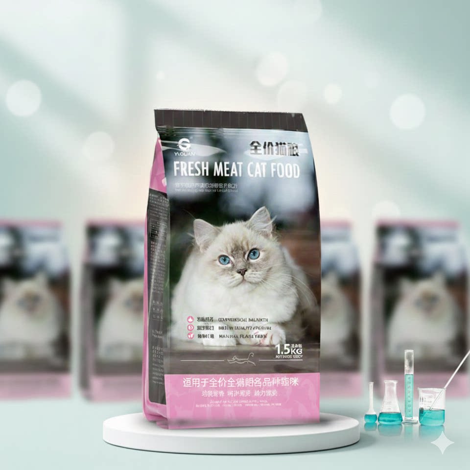 一贯蛋黄鸡肉酶解猫粮成猫幼猫全价全阶段猫主粮小主粮冻干 1.5kg