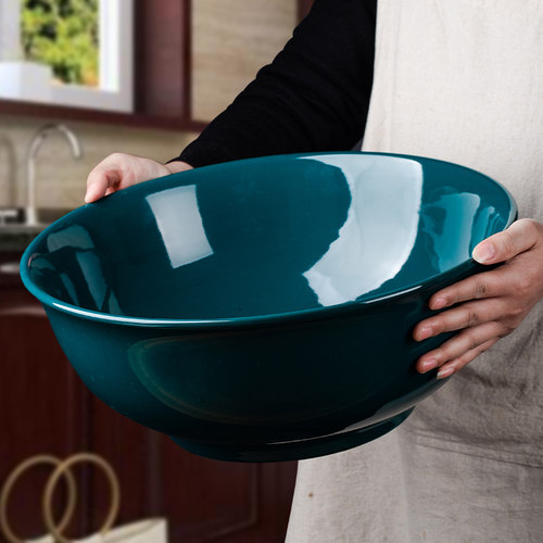 陶瓷祖母绿酸菜鱼大盆碗