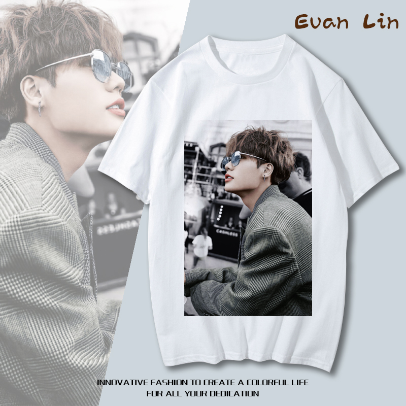 林彦俊同款短袖T恤衣服