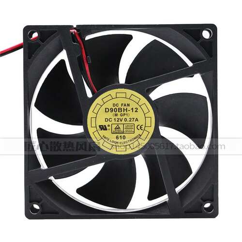 全新悦伦 9025 9cm UPS D90BH-12 12V 0.27A 工作站散热风扇