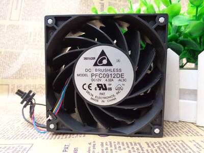 PFC0912DE 9038 12V 4.32A 9厘米高转速大风量暴力服务器风扇
