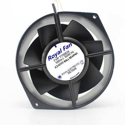 日本RoyalFan T750DX-TP 100V 50/60Hz 43W/40W 17055电焊机风扇
