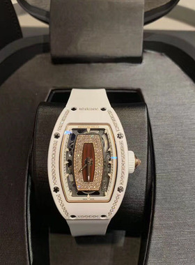 理查德米勒 RM07 白陶瓷红唇 女士机械手表腕表