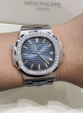 98新 运动系列PP5713/1G-010 白金原钻 男士奢华手表 机械腕表