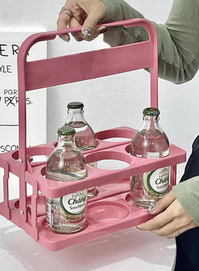 手提啤酒筐便携式可折叠酒架