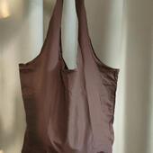 出口日本原单好货 环保超市购物袋单肩包 轻便可折叠咖啡色背心式