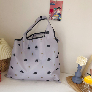 Scandinavian Forest小刺猬小清新可折叠购物包