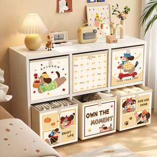 可折叠可定制尺寸卡通收纳箱大容量收纳筐卡莱克格子柜衣物收纳盒