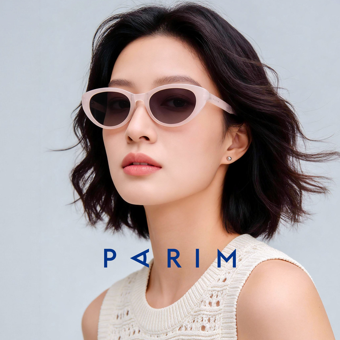 派丽蒙2026新款防晒折叠墨镜女款猫眼偏光太阳眼镜防紫外线高级感