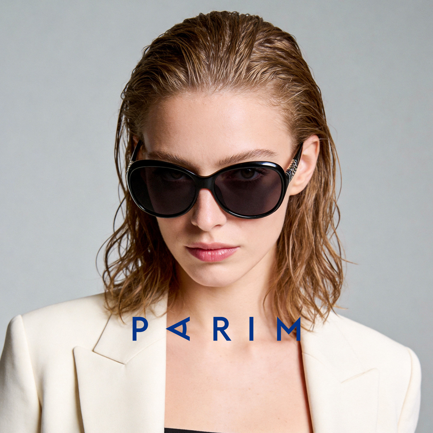 派丽蒙2026太阳镜女复古大框墨镜雪地圆脸驾驶偏光防紫外线眼镜潮